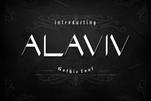 Alaviv: A Modern Display Font for Contemporary Brand Design