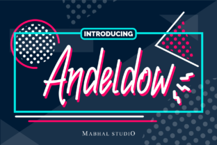 Andeldow: A Playful Display Font for Modern Web and Digital Design
