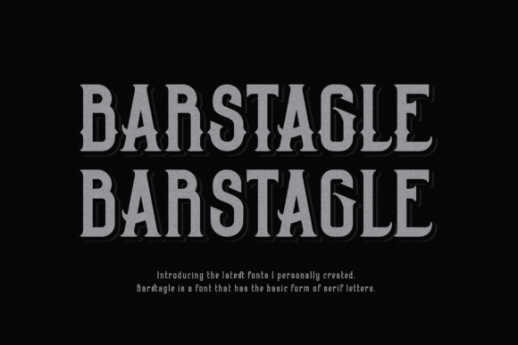 Barstagle: A Display Font That Elevates Small Business Branding