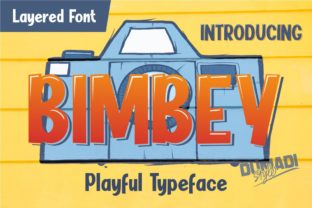 Bimbey: A Playful Display Font for Editorial Charm