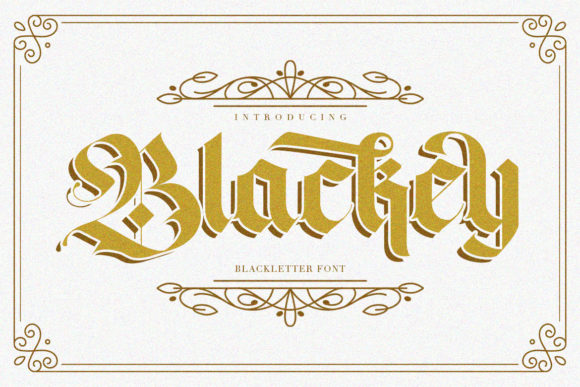 Blackey: A Display Font That Elevates Small Business Branding