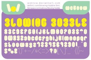 Blowing Bubble: A Groovy Display Font for Editorial Design and Digital Publishing