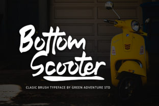 Bottom Scooter Font: A Maker’s Best Friend for Handmade Branding