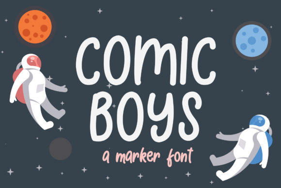 Comic Boys: A Playful Display Font for Dynamic Web Design
