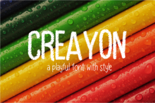 Creayon: A Playful Display Font That Brings Brand Identities to Life