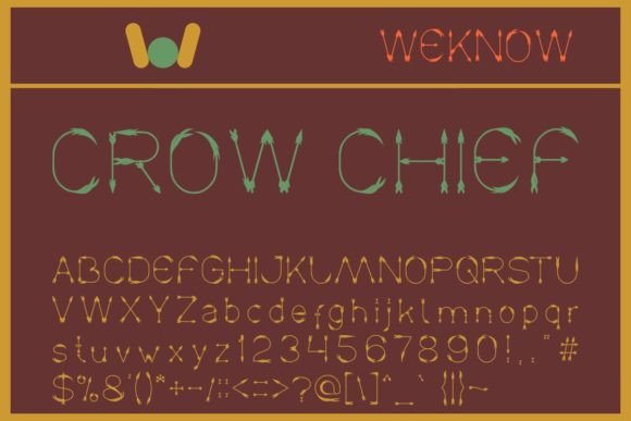 Crow Chief: A Clean Display Font That Elevates Small Business Branding
