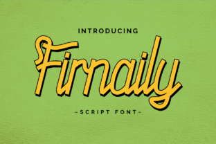 Firnaily: A Retro Display Font That Elevates Campaign Visuals