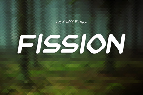 Fission: A Modern Display Font That Commands Attention