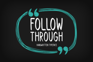 Follow Through: A Display Font That Elevates Web Design with Elegance