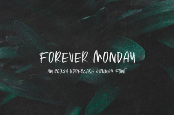 Forever Monday: A Modern Display Font for Elegant Editorial Design
