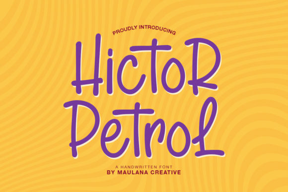 Hictor Petrol: A Fresh Handwritten Font for Modern Editorial Design