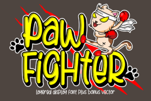 How the Paw Fighter Font Transformed My Small Business Branding
