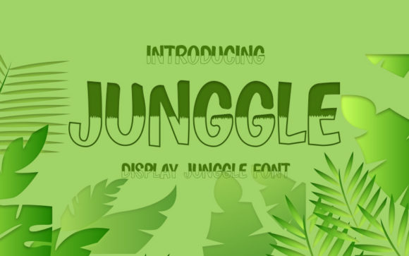 Junggle: A Playful Display Font for Modern Web and Digital Design