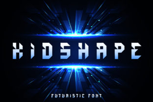 Kids Shape: A Futuristic Display Font for Modern Editorial Design