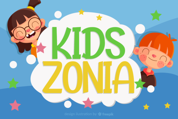 Kidszonia: A Playful Display Font That Brings Digital Designs to Life
