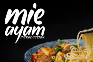 Mie Ayam: A Bold Display Font That Elevates Digital Branding