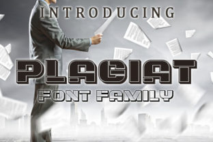 Plagiat: A Retro Display Font That Elevates Brand Identity