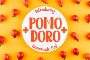 Pomodoro: A Modern Display Font for Campaign-Ready Visuals