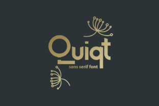 Quiqt: A Playful Display Typeface for Modern Editorial Design
