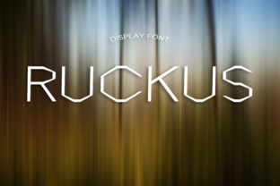 Ruckus: A Modern Display Font That Elevates Web Typography
