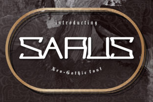 Sarus: A Modern Display Font for Bold Digital Branding
