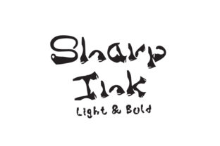 Sharp Ink: A Hand-Drawn Display Font That Brings Personality to Branding