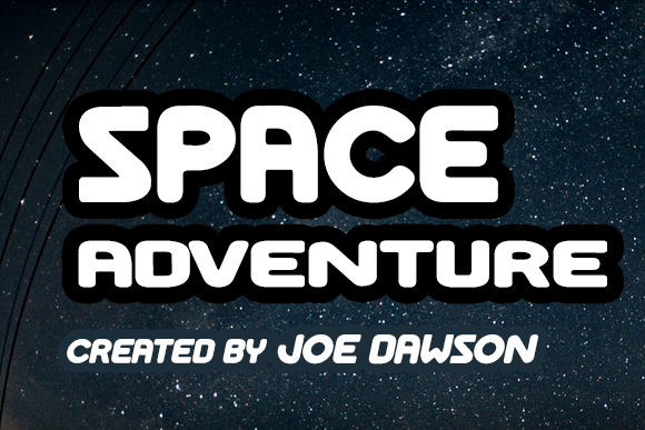 Space Adventure: A Futuristic Display Font for Creative Editorial Design
