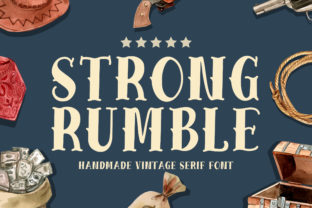 Strong Rumble: A Vintage-Inspired Display Font That Elevates Web Typography